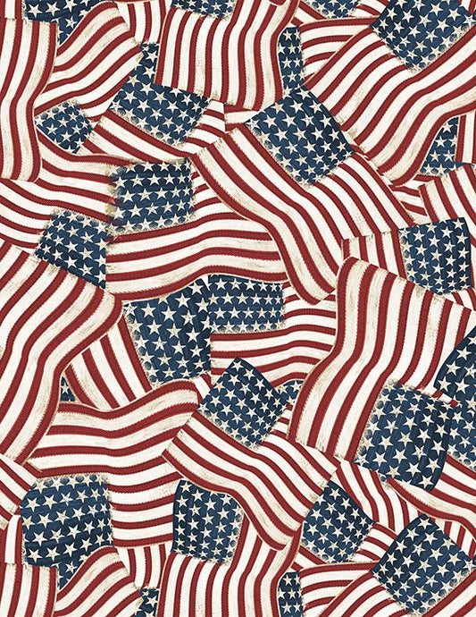 Founding Glory || Waving Flags Wideback