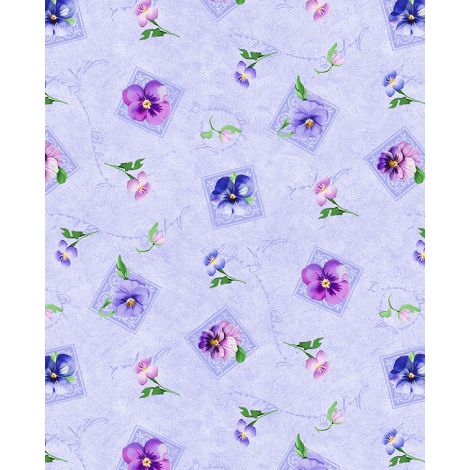 Pansy Fields || Small Florals || Purple
