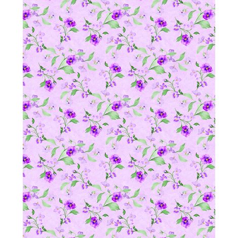 Pansy Fields || Trailing Florals || Fuchsia