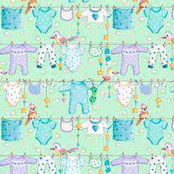 Little Ones || Baby Clothesline || Light Green