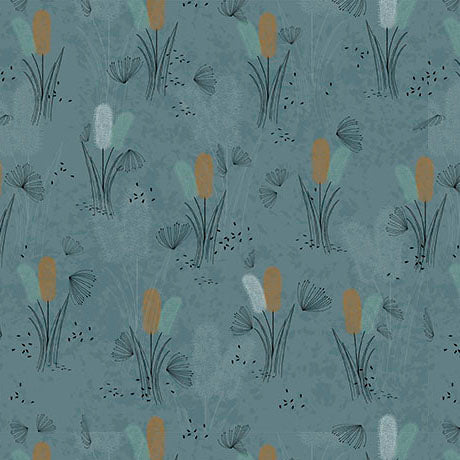 Wisps On The Wind || Cottontails || Dusty Teal