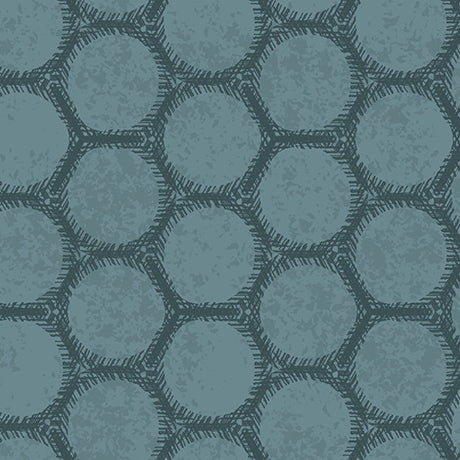 Wisps On The Wind || Circle Geo || Dusty Teal