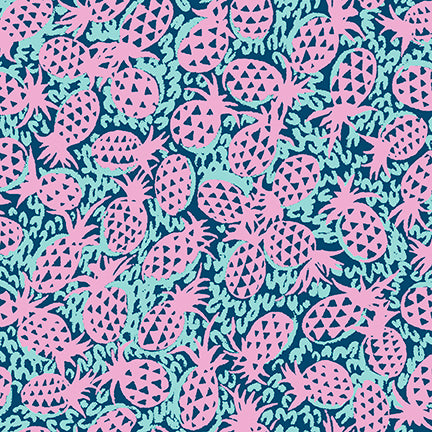 Flora || Pineapples || Blue/Lilac