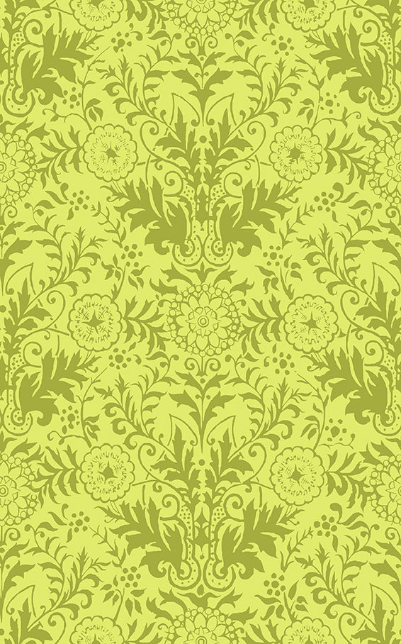 Flora || Damask || Lime