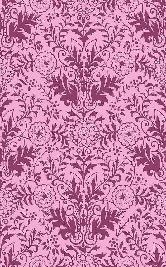 Flora || Damask || Plum