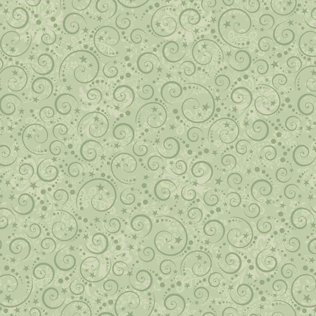 Nordic Holiday Village || Mini Swirls || Light Sage