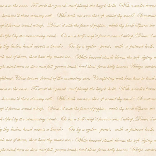 Oak and Berries || Poem Texture || Cream
