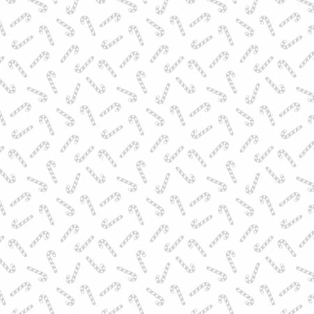 White On White Candy Cane Toss