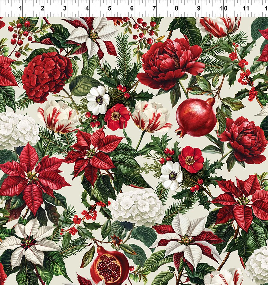 Winter Enchantment || Floral || Cream