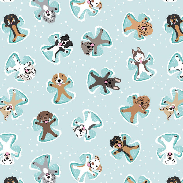 Winter Waggers || Snowangels || Light Blue