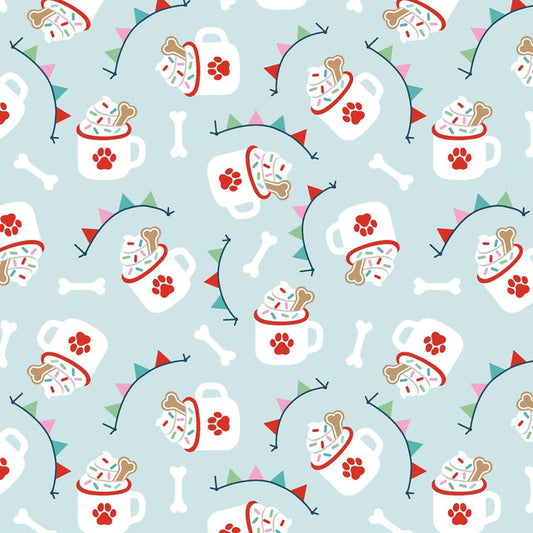 Winter Waggers || Pup Cups || Light Blue
