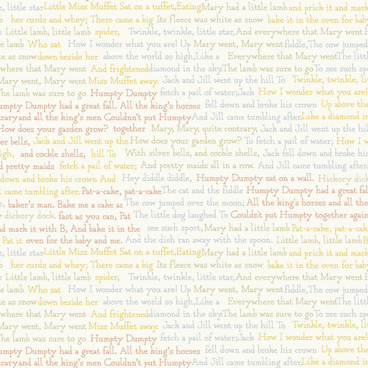 Nursery Rhyme Time || Book Pages || Ivory