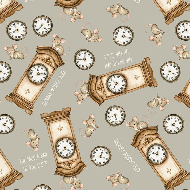 Nursery Rhyme Time || Hickory Dickory Dock || Lt Grey