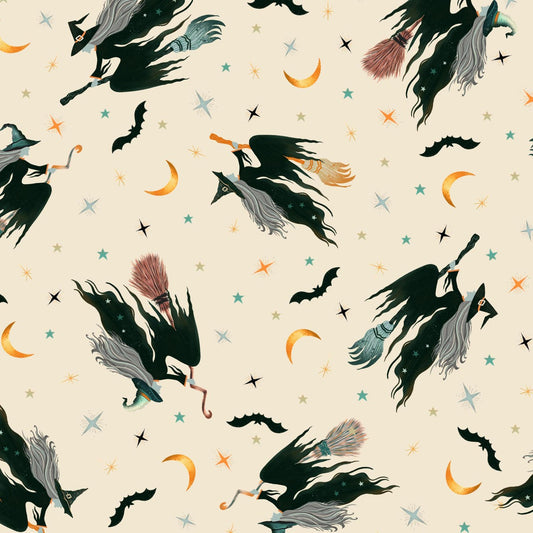 Witchy Wicked || Witches Flying on Broomsticks || Cream