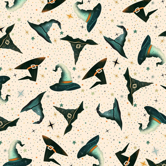 Witchy Wicked || Witches Hats and Stars || Cream