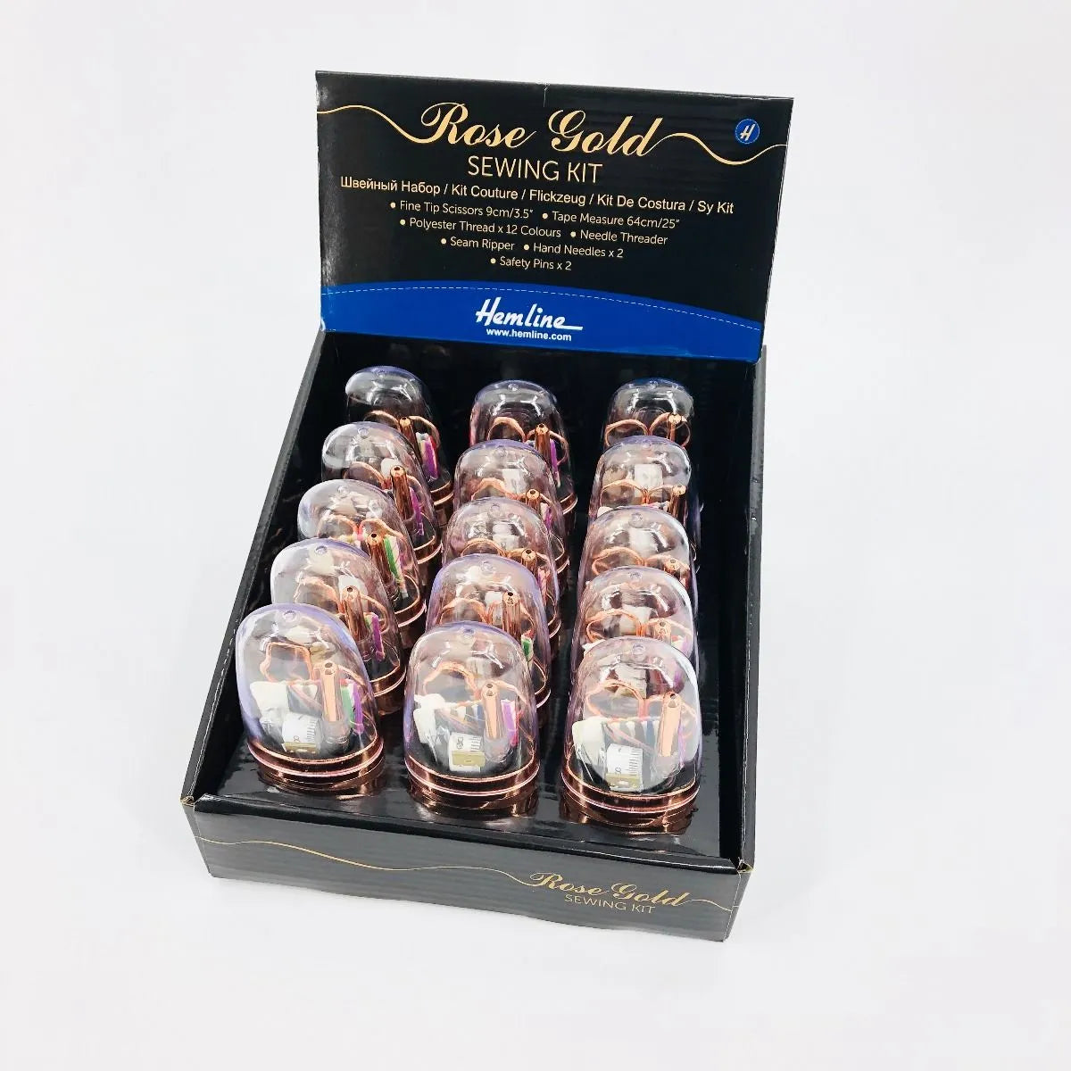 Hemline || Rose Gold || Travel Sewing Kit