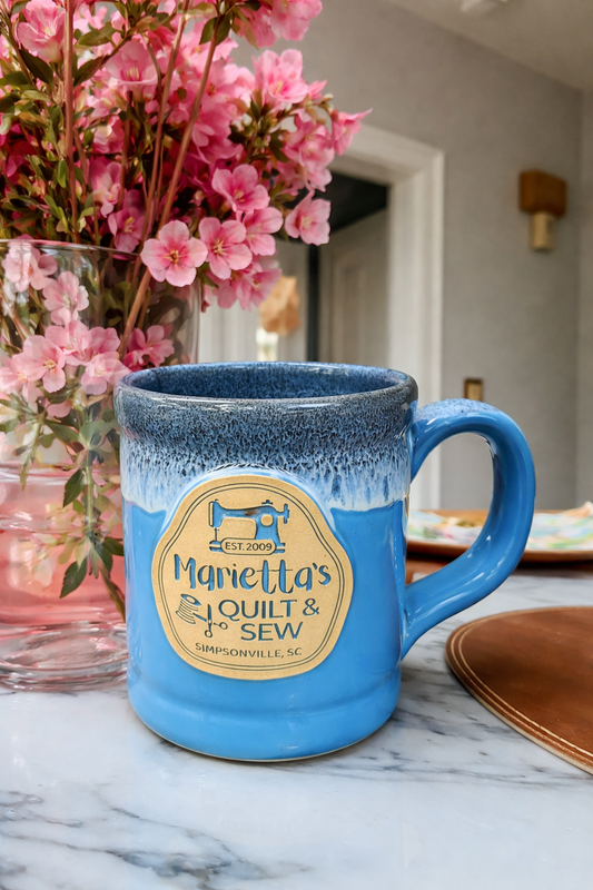 Camper Mug || Powder Blue/Black