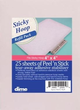Sticky Hoop Stabilizer Refill Pack - 145mm x 255mm
