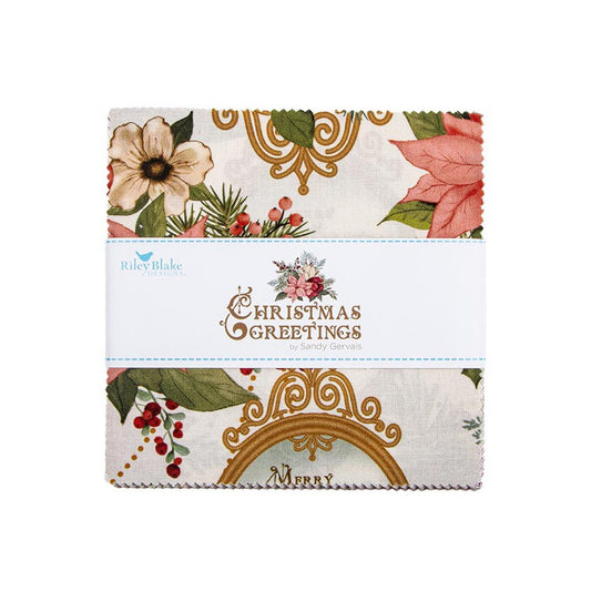 Christmas Greetings || 5" Stacker