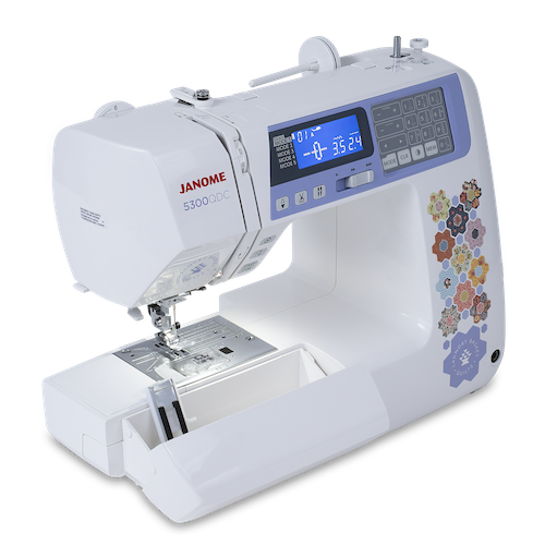 Janome 5300QDC Laundry Basket Quillts Sewing Machine