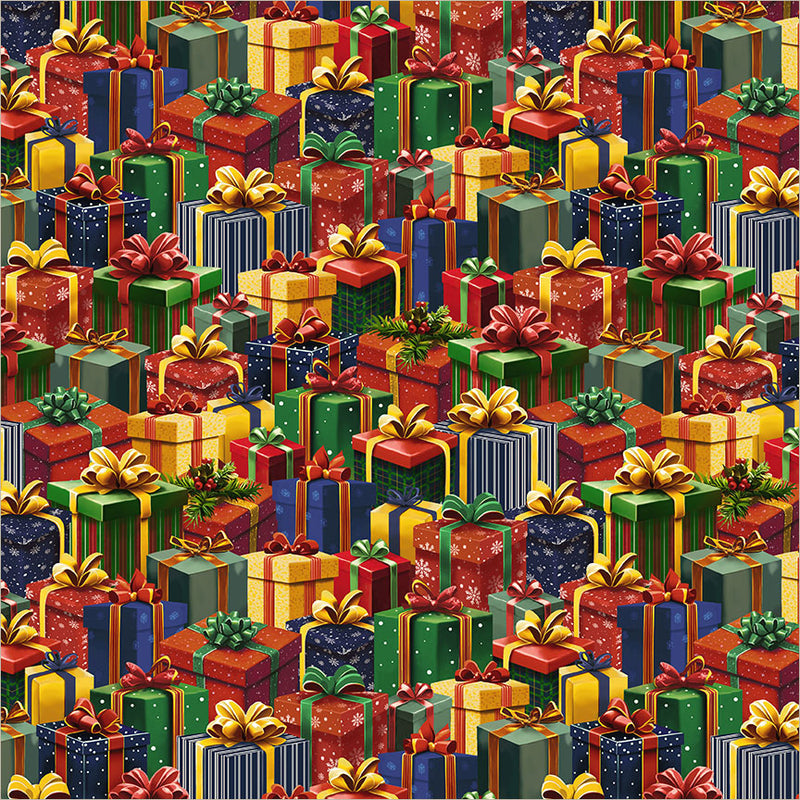 Winter Wonder Gift Giving Multi Fabric by Windham Fabrics