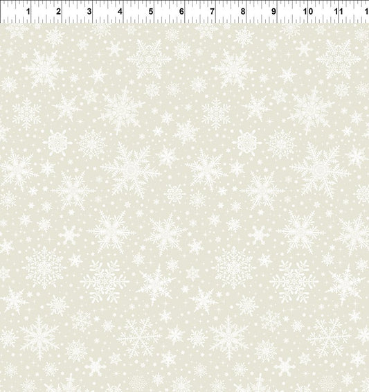 Winter Enchantment || Snowflakes || Cream