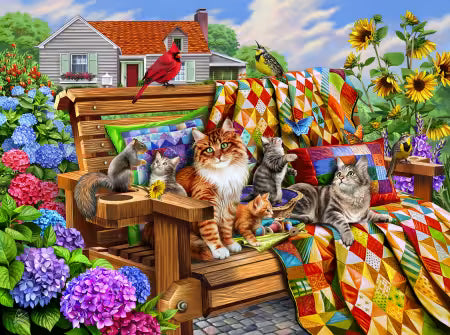 Cats and Quilts 1000pc