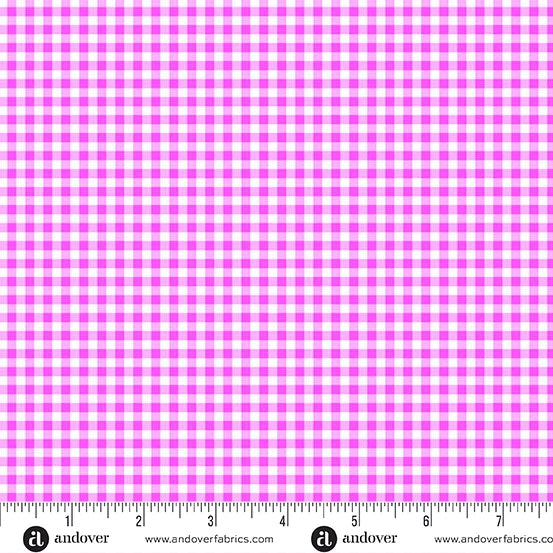 Ghostly Garden || Bitty Gingham Pink
