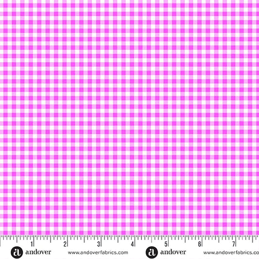 Ghostly Garden || Bitty Gingham Pink