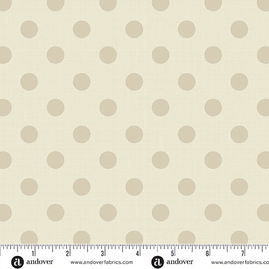 Quiltessential by Laundry Basket Quilts Large Dot Ivory