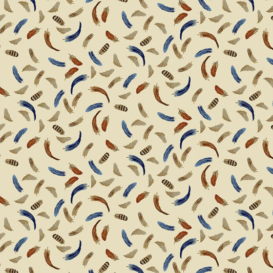 The Chicken Club Cream/Multi Feathers