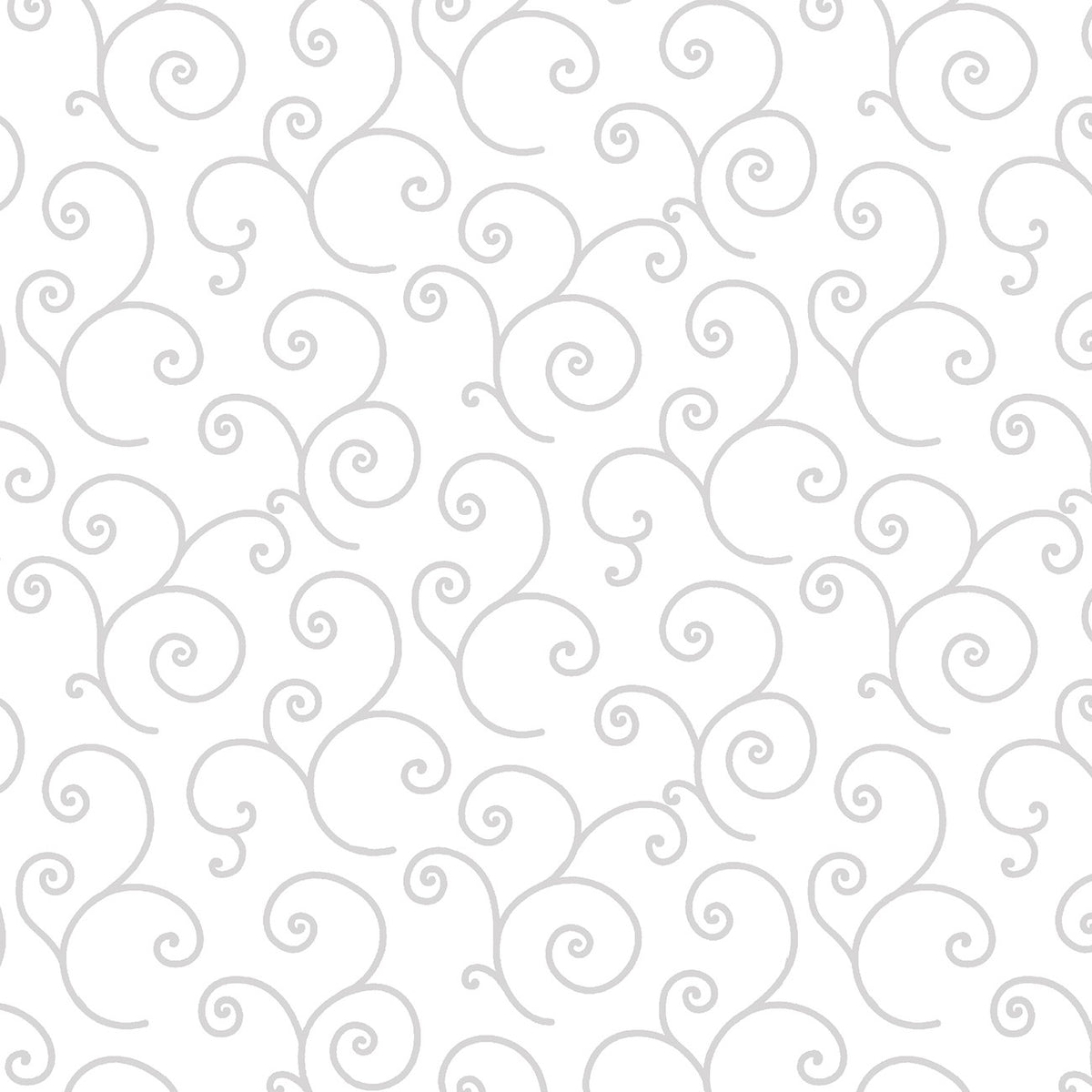 Kimberbell Basics White || White on White Scroll || White