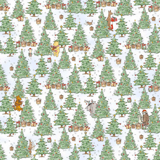 Christmas at Pooh Corner || Christmas Trees ||Green/Snow