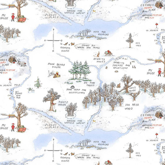 Christmas at Pooh Corner || Frosted Acre Wood || Snow