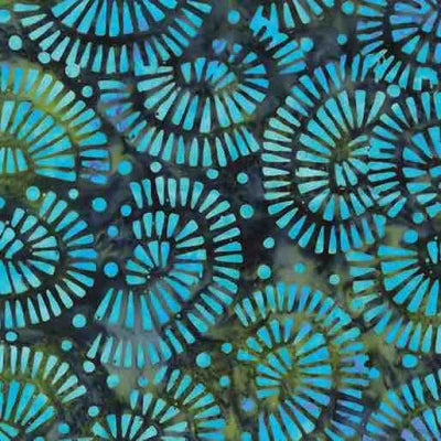 Bali Palettes Rainforest || Mosaic || Forest/Blue