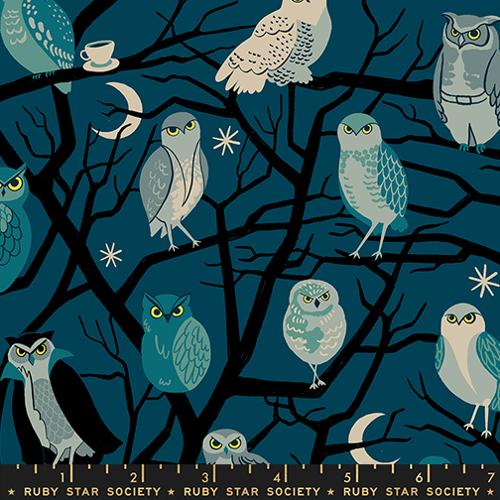 Freaky Familiars || Galaxy Novelty Owls || Dark Green