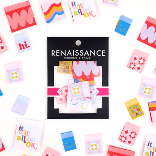 Woven Label Pack Playful by Moda