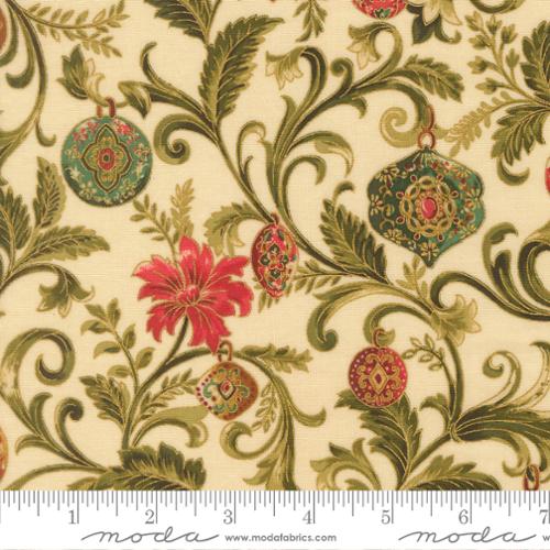 Merry Manor Metallic 2025 || Twinkling Vine Floral Ornaments || Multi