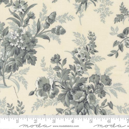 Breathtaking Blues Bouquets Porcelain Fabric by Moda