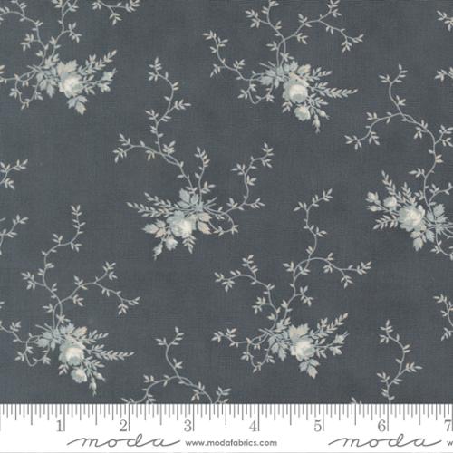 Breathtaking Blues Rose Garden Dusk Fabric by Moda