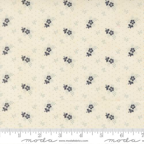 Breathtaking Blues Little Flower Porcelain Fabric by Moda