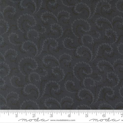 Breathtaking Blues Vine Blenders Midnight Fabric by Moda