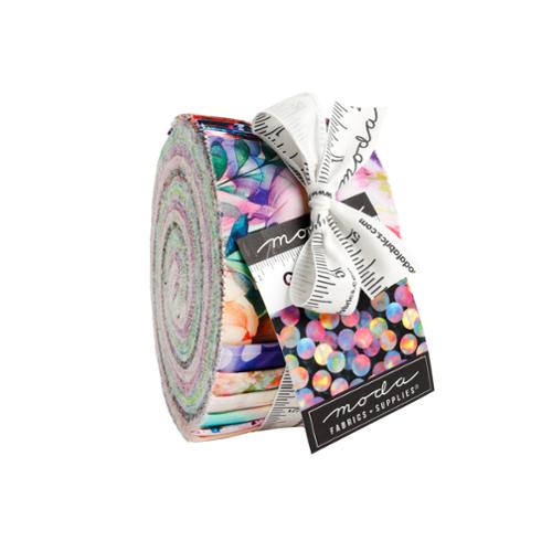 Gradients Gallery Jelly Roll Precut Fabric by Moda