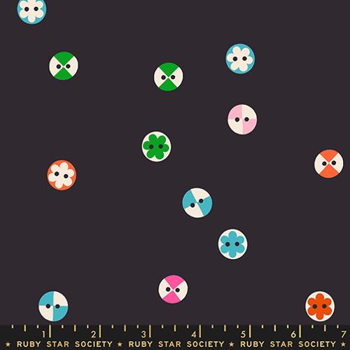 1 800 Notion || Novelty Buttons || Soft Black