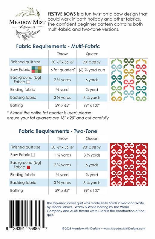 Festive Bows By Cheryl Brickey