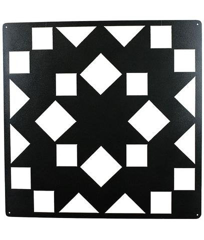 24 x 24 Carpenter Wheel Metal Barn Quilt Sign