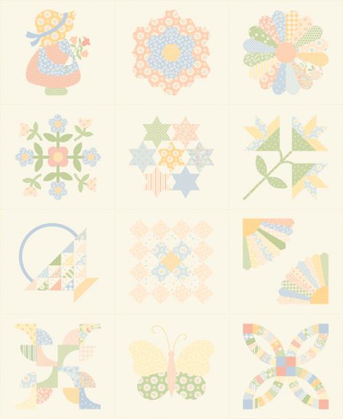 Handmade Sweetness || Quilt Blocks || Panel