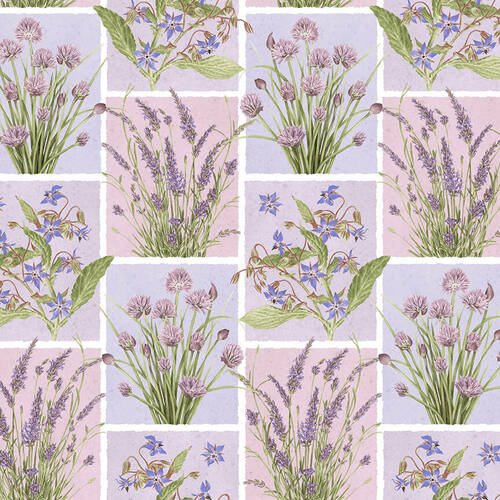 Lavender Garden 9871-57 Lavender Patchwork