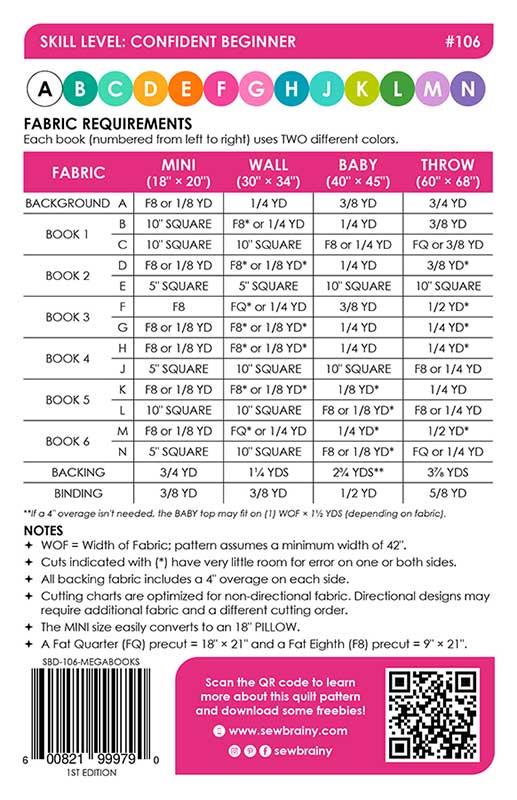 Mega Books || Sew Brainy Designs