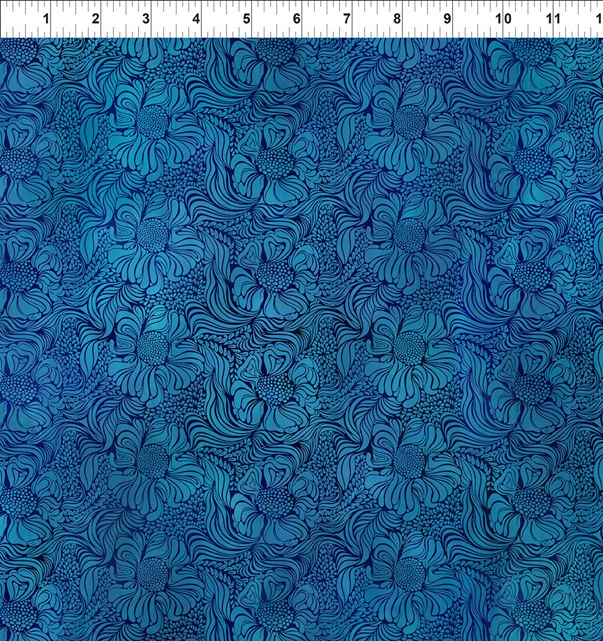 Dear Clara || Lush Tonal Flowers || Blue